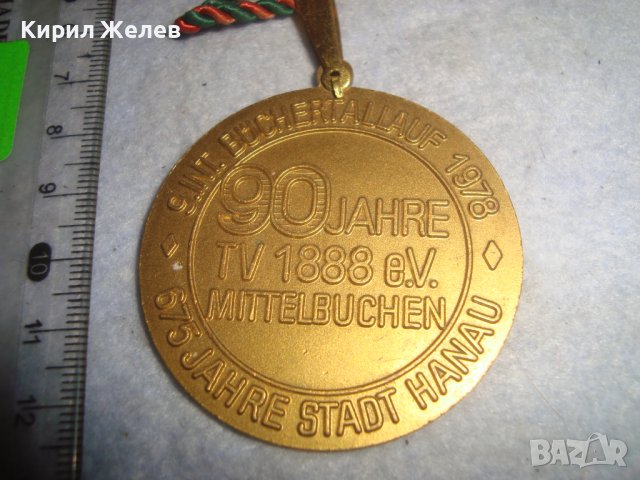 1978г. 675 от ОСНОВАВАНЕТО на ГРАД ХАНАУ ЮБИЛЕЕН ИМПЕРАТОРСКИ РЯДЪК НЕМСКИ МЕДАЛ ИСТОРИЧЕСКИ 30649, снимка 4 - Антикварни и старинни предмети - 38026186