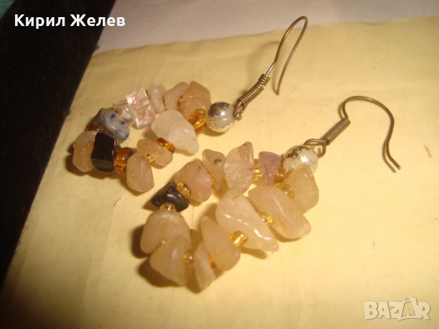 КРАСИВИ ХЕНД МЕЙД ОБЕЦИ с КАМЪЧЕТА 25536, снимка 5 - Обеци - 35574371