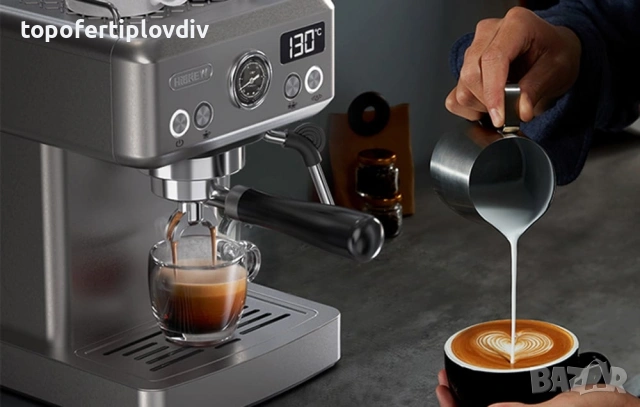 Кафемашина Professional semi-automatic HiBREW H10A,20bar, Гаранция, снимка 9 - Кафемашини - 53129675