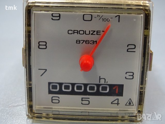 брояч на часове Hour Meter CROUZET 87631, снимка 2 - Резервни части за машини - 33340654