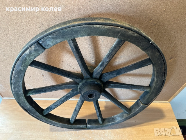 старо колело от каруца, снимка 6 - Антикварни и старинни предмети - 52914536