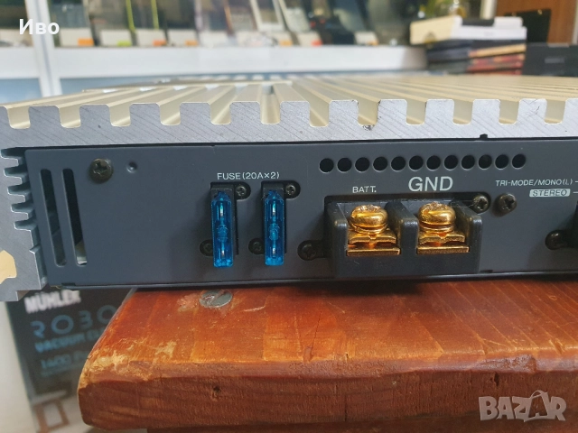 Авто усилвател Kenwood KAC-PS200T В отлично техническо и визуално състояние.  1 × 96 вата , канал 1 , снимка 9 - Аксесоари и консумативи - 52035137