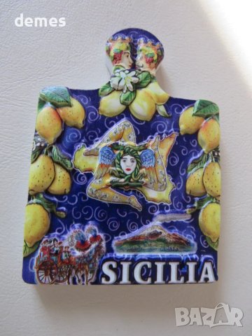 Магнит от Сицилия, Италия, снимка 2 - Колекции - 48038508