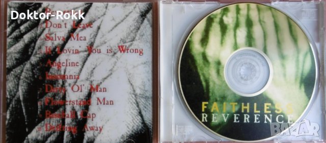 Faithless – Reverence (1996, CD) - , снимка 3 - CD дискове - 38500581