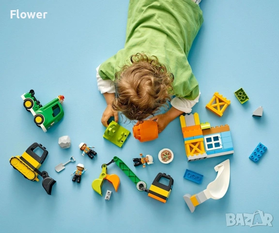 Конструктор LEGO Duplo - Строителна площадка (10990), снимка 10 - Конструктори - 53152910