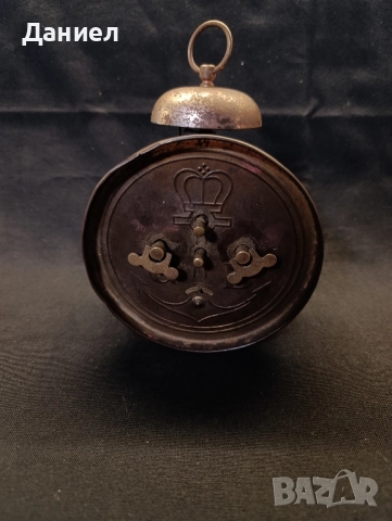 Будилник Густав Бекер, снимка 4 - Антикварни и старинни предмети - 52507501