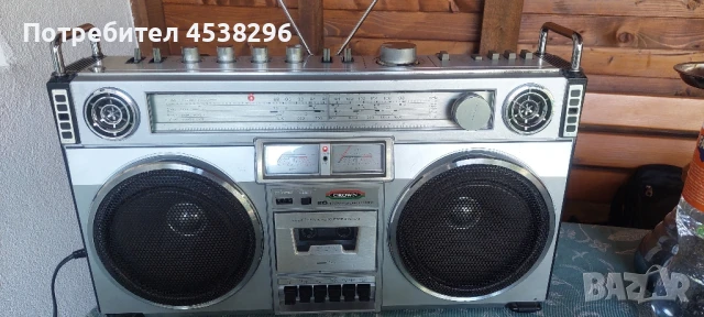 Касетофон Crown CSC 850F, снимка 9 - Радиокасетофони, транзистори - 51079402