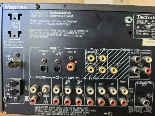 Technics SA-DX950, снимка 5 - Ресийвъри, усилватели, смесителни пултове - 52072487