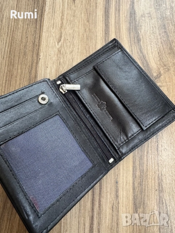 Бутиков черен мъжки портфейл от естествена кожа  !, снимка 3 - Портфейли, портмонета - 52179879