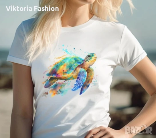 дамска тениска, снимка 2 - Тениски - 51359247