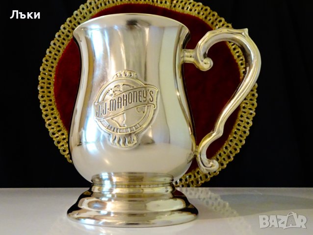 Посребрена халба,чаша J.J.Mahoney's на Hyatt. , снимка 2 - Антикварни и старинни предмети - 37997299