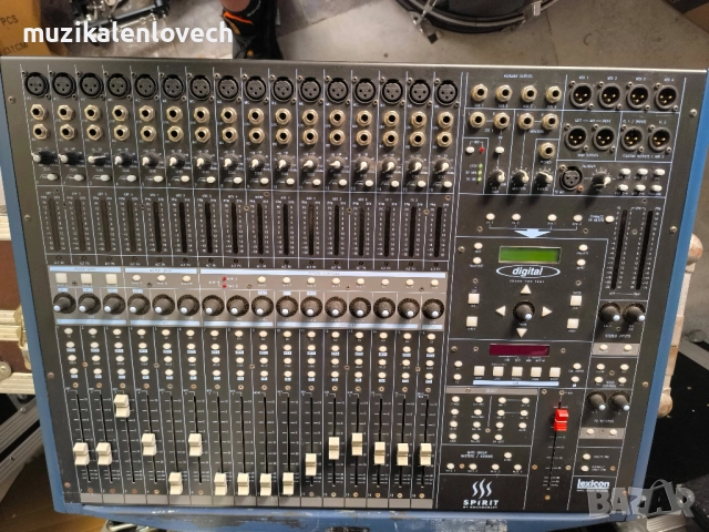Spirit 324 LIVE DIGITAL 16 Channel Mixer by Soundcraft дигитален аудио смесител миксер + кейс, снимка 2 - Ресийвъри, усилватели, смесителни пултове - 51634804