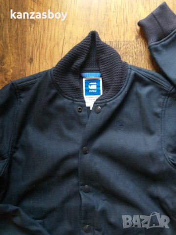 g-star denim baseball bomber - страхотно дънково яке КАТО НОВО С, снимка 8 - Якета - 44128747