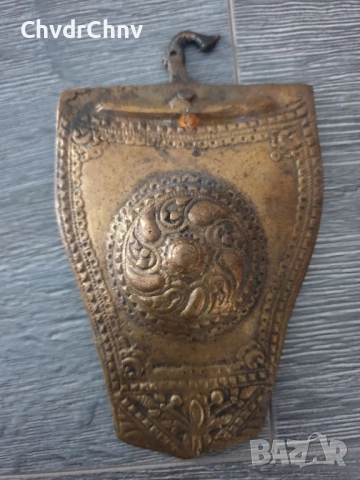 Българска бронзова пафта за колан/15см-270гр