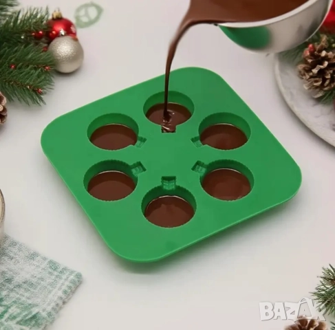 Два вида молдове за шоколадови Коледни топки , снимка 10 - Форми - 52072603