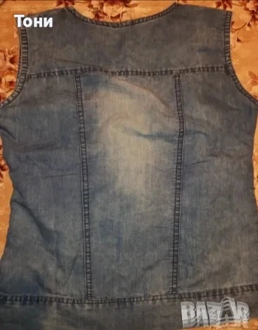 ZOLA Оригинал Нова Дамска Дънкова Риза с Цип М, снимка 7 - Ризи - 50775687