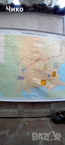 Стари геогравски карти в мащаб, снимка 7 - Антикварни и старинни предмети - 52076403