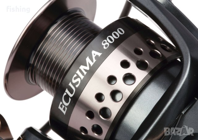 Промо Макара Ryobi Ecusima 8000 SILVER - Сива, снимка 3 - Макари - 43422221