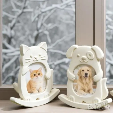 Молд рамка за снимка два вида - куче и котка 