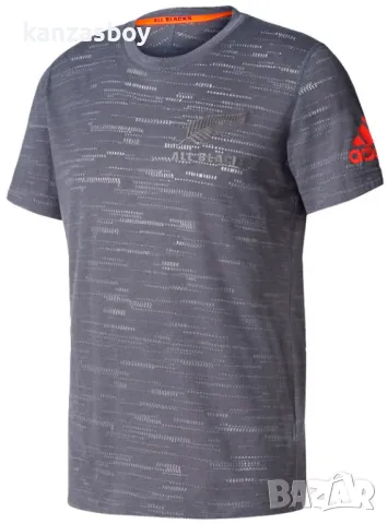 adidas All Blacks Performance Tee GRANITE - страхотна мъжка тениска КАТО НОВА ХЛ, снимка 2 - Тениски - 49496830