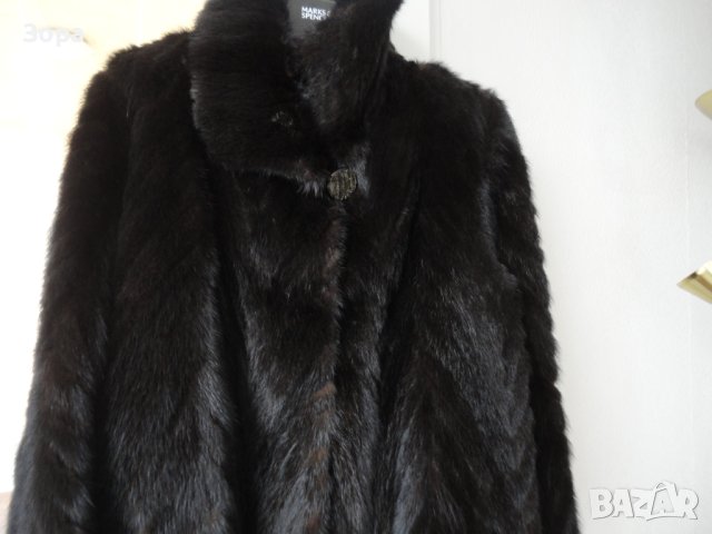 Дамско Качествено късо Палто от Визон, снимка 5 - Палта, манта - 43484696