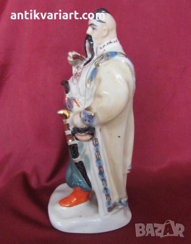 Стара Порцеланова Фигура-Руски Атаман маркирана, снимка 7 - Антикварни и старинни предмети - 27195925