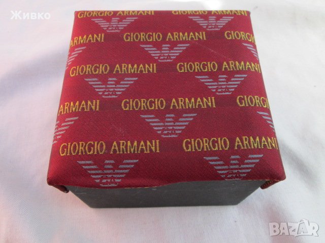 GIORGIO ARMANI комплект вратовръзка, кърпичка и ръкавели, копринени, ръчна изработка.