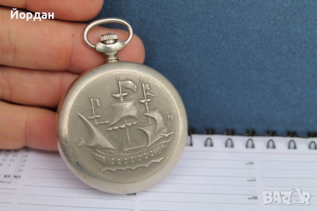 Джобен часовник ''Молния'', снимка 3 - Антикварни и старинни предмети - 40790444