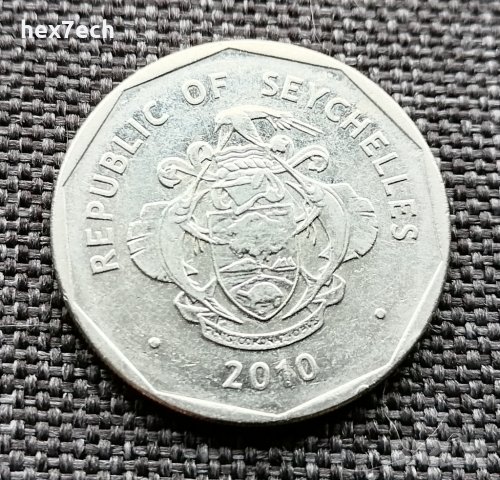 ❤️ ⭐ Монета Сейшели 2010 5 рупии ⭐ ❤️, снимка 2 - Нумизматика и бонистика - 38701901