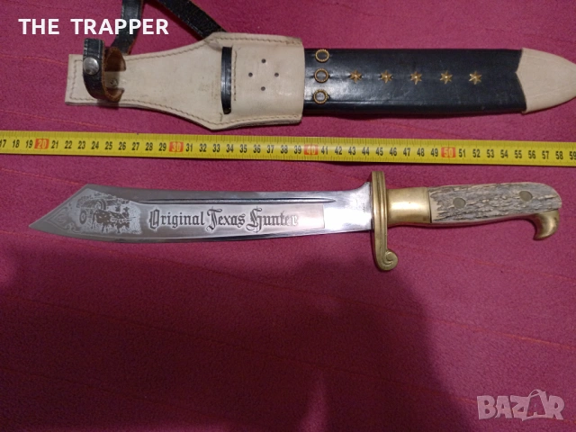 Солинген, Solingen, Original Texas Hunter Knife, нож, снимка 5 - Антикварни и старинни предмети - 53058717