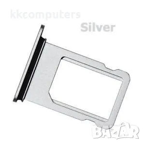 SIM Държач за iPhone 8 Plus 5.5 / Сребърен Баркод : 482533