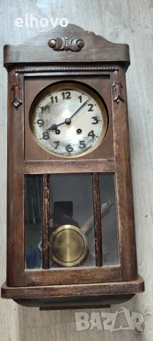 Стар стенен часовник, снимка 2 - Антикварни и старинни предмети - 48125495