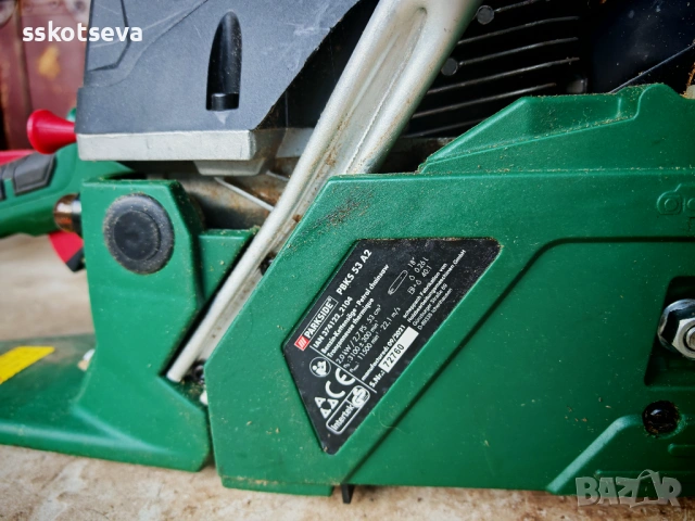 Бензинова резачка Parkside, снимка 2 - Моторни триони/резачки - 53457628