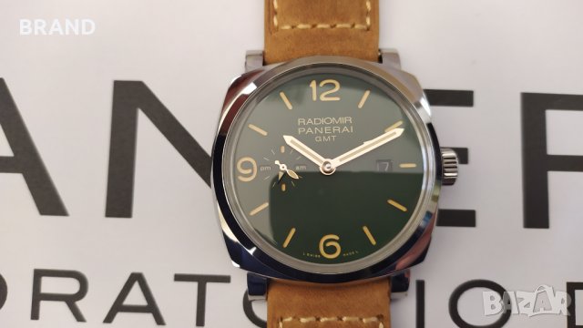 Мъжки часовник PANERAI RADIOMIR GMT - 45MM механичен клас 5A+, снимка 15 - Мъжки - 28262445