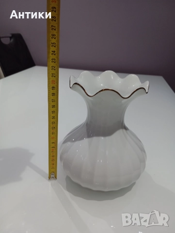 Порцеланова ваза маркирана , снимка 3 - Вази - 52624096