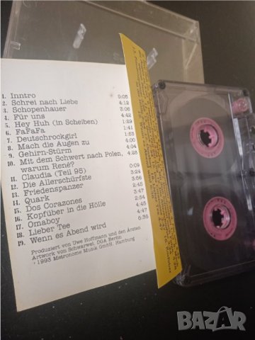 Die Ärzte  - Punk / Пънк аудио касета, снимка 2 - Аудио касети - 44036580