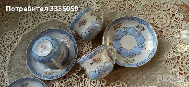 Руски сет ДУЛЕВО 1961 г., снимка 2 - Антикварни и старинни предмети - 37207933