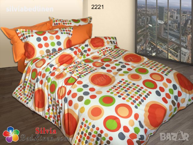 Спално бельо ранфорс 100% памук,голяма спалня,единично, пет части