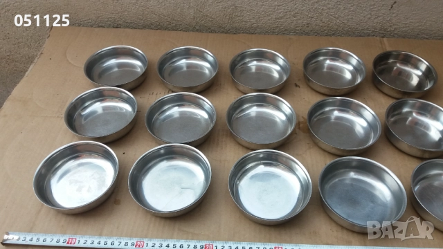 комплект от 15 броя купички за сладко нежъдавейка - соц. , снимка 5 - Антикварни и старинни предмети - 52923833