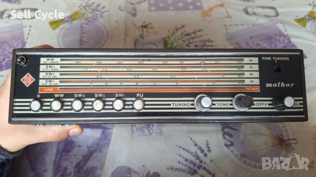 ✅РАДИО/ТРАНЗИСТОР MALHAR TELEFUNKEN❗, снимка 2 - Радиокасетофони, транзистори - 53254449