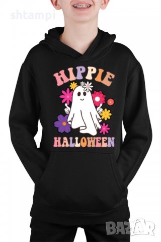 Детски Суитчър/Суитшърт Hippie Halloween,Halloween,Хелоуин,Празник,Забавление,Изненада,