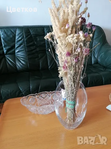 Кристална ваза "Bohemia", снимка 3 - Вази - 49615842
