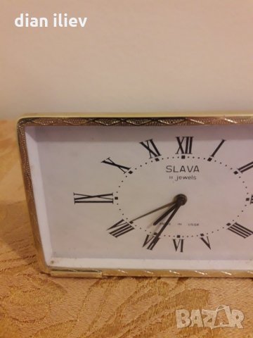 Стар руски будилник-Слава, снимка 11 - Антикварни и старинни предмети - 27408076