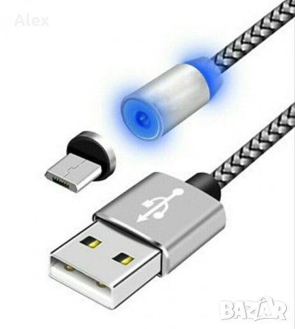 Магнитен кабел  1м 2м 3м, снимка 11 - USB кабели - 21987817