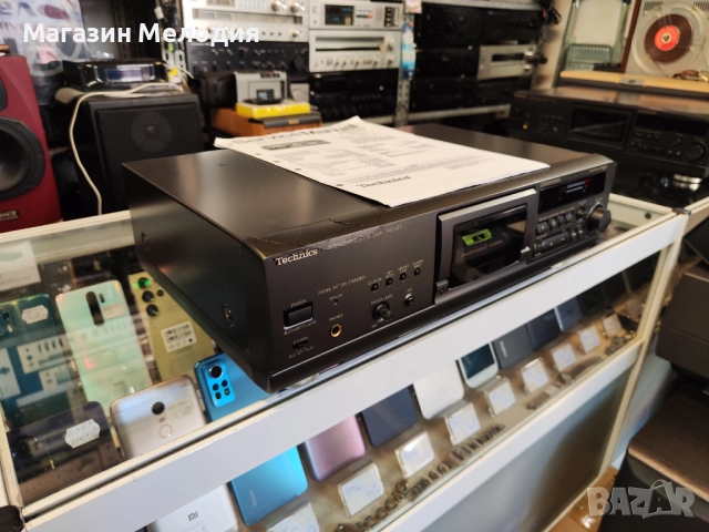 Касетен дек Technics RS-AZ7 Техническо състояние - перфектно. Има забелажки по външния вид., снимка 7 - Декове - 51730793