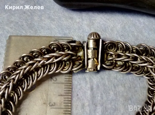 ВЪЗРОЖДЕНСКА СРЕБЪРНА ГРИВНА УНИКАТ - Миниатюра На СРЕБЪРНИ ПАФТИ с КОЛАН ВИСОКА ПРОБА СРЕБРО 48794, снимка 9 - Антикварни и старинни предмети - 48485697