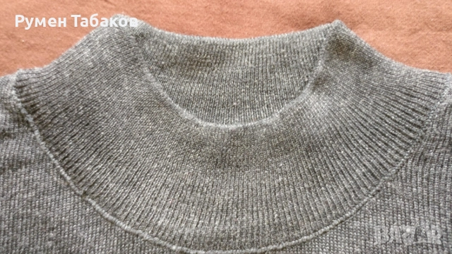 Ново, сиво мъжко поло, снимка 4 - Пуловери - 52192487