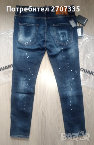 Мъжки дънки Dsquared, снимка 4 - Дънки - 40615960