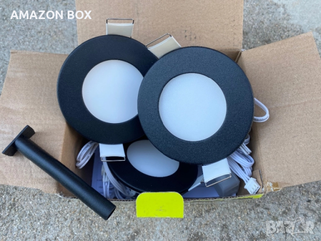 Комплект от 3 LED Смарт лампи (лунички) EGLO ConnectZ, снимка 7 - Лед осветление - 52107674