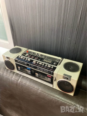 SANYO M-W24K VINTAGE RETRO BOOMBOX радио  касетофон, снимка 7 - Радиокасетофони, транзистори - 53244299